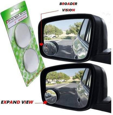 AutoGnix Manual Blind Spot Mirror For Universal For Car Universal For Car(Left, Right)