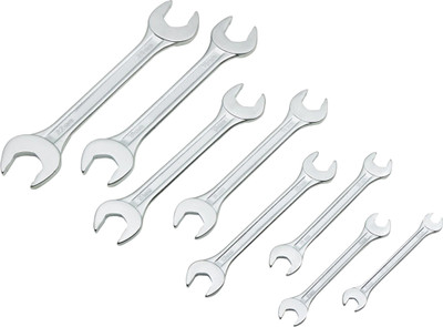 Hillgrove Matte Finish 8 Pcs Multi-Function Spanner Tool Kit/Set for Household/Plumbing Double Sided Open End Wrench(Pack of 8)