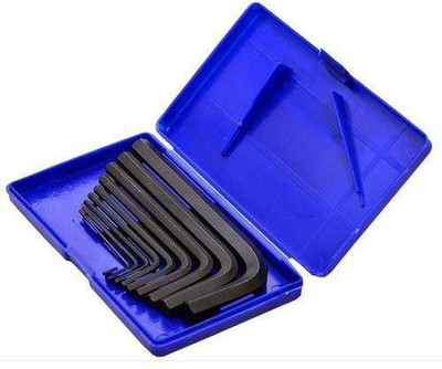 Gadariya King Heavy Quality Hex/Allen Key Set Metric - 9 piece (1.5 - 10mm Allen Key Set