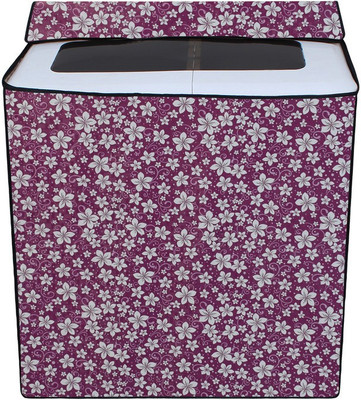 Nitasha Semi-Automatic Washing Machine  Cover(Width: 82 cm, megenta, white)