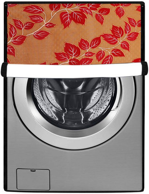 Nitasha Front Loading Washing Machine  Cover(Width: 62 cm, red, silver)