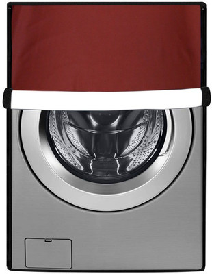 Nitasha Front Loading Washing Machine  Cover(Width: 62 cm, Maroon)
