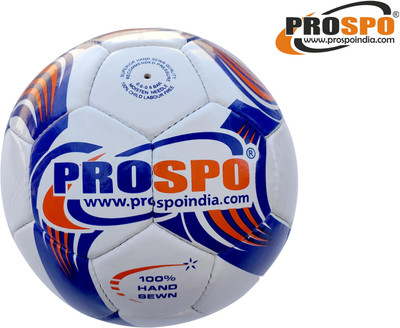 PROSPO Football, Ball for Kids, Soccer Ball Size 5, Blue-Orange PU Match Football Football - Size: 5(Standard, Pack of 1)
