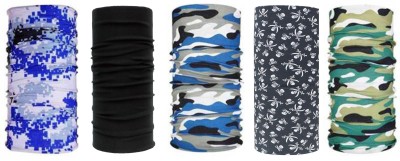 Aadikart Men & Women, Boys & Girls Printed Bandana(Pack of 5)