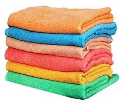 VORDVIGO Cotton 200 GSM Hand Towel Set(Pack of 6)