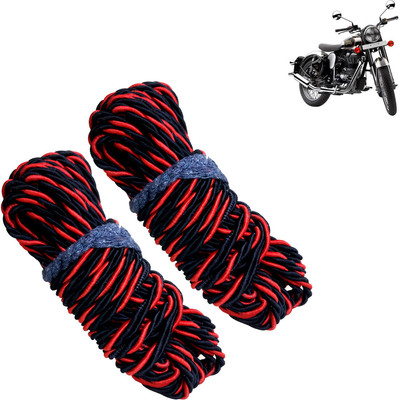 Pious Bike Crash Guard Red Rope 11 Meter Long Set Of 2 ForClassic Chrome_RRCS131(Royal Enfield)