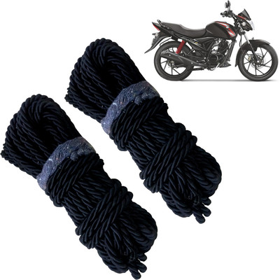 Pious Bike Crash Guard Black Rope 11 Meter Long Set Of 2 ForSling_RBLKCP218(Suzuki)