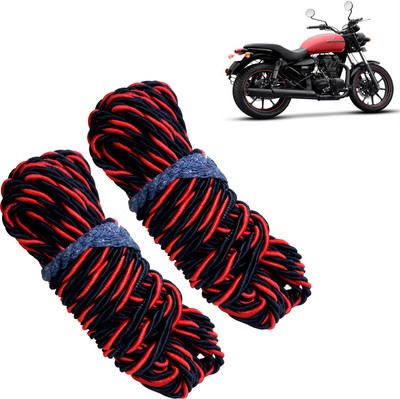 Pious Bike Crash Guard Red Rope 11 Meter Long Set Of 2 ForThunderbird 350X_RRCS230(Royal Enfield)