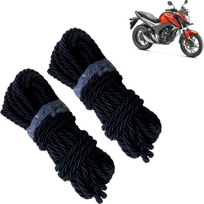 Pious Bike Crash Guard Black Rope 11 Meter Long Set Of 2 ForCBR 150R_RBLKCP151(Honda)