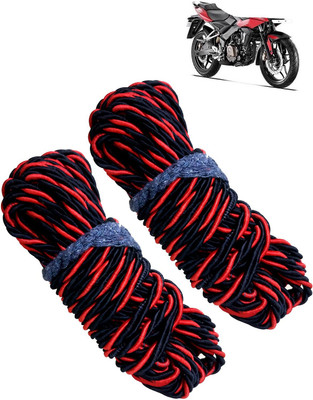 Pious Bike Crash Guard Red Rope 11 Meter Long Set Of 2 ForPulsar_RRCS17(Bajaj)