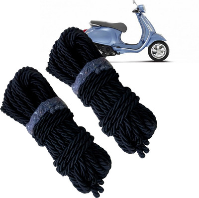 Pious Bike Crash Guard Black Rope 11 Meter Long Set Of 2 ForElegante 150_RBLKCP298(Universal For Bike)