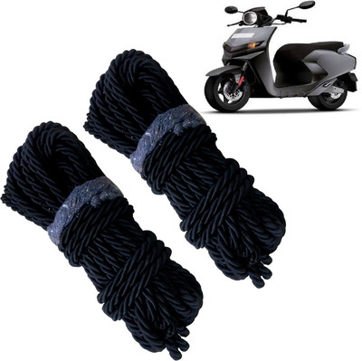 Pious Bike Crash Guard Black Rope 11 Meter Long Set Of 2 For22 Motors Flow_RBLKCP287(Universal For Bike)