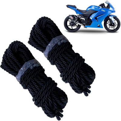 Pious Bike Crash Guard Black Rope Set Of 2 ForNinja 250_RBLKCP175(Kawasaki)
