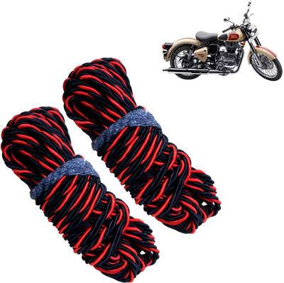 Pious Bike Crash Guard Red Rope 11 Meter Long Set Of 2 ForBullet 500_RRCS128(Royal Enfield)