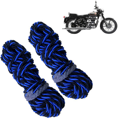 Pious Bike Crash Guard Blue Rope 12 Meter Long Set Of 2 ForClassic 350_CGCP172(Royal Enfield)