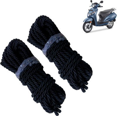 Pious Bike Crash Guard Black Rope 11 Meter Long Set Of 2 ForActiva 125_RBLKCP137(Honda)