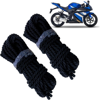 Pious Bike Crash Guard Black Rope 11 Meter Long Set Of 2 ForGladiator_RBLKCP258(Yamaha)