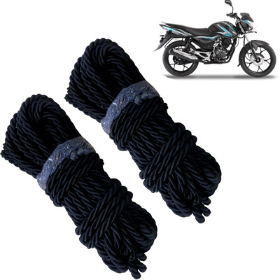 Pious Bike Crash Guard Black Rope 11 Meter Long Set Of 2 ForDiscover 100 DTS-i_RBLKCP83(Bajaj)