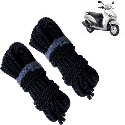 Pious Bike Crash Guard Black Rope 11 Meter Long Set Of 2 ForAlpha_RBLKCP250(Yamaha)