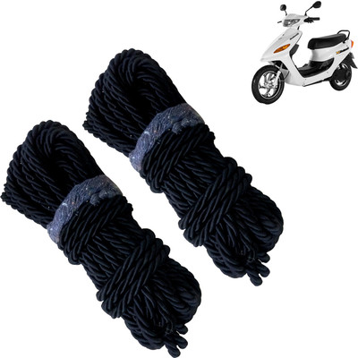 Pious Bike Crash Guard Black Rope 11 Meter Long Set Of 2 ForYo_RBLKCP167(Universal For Bike)