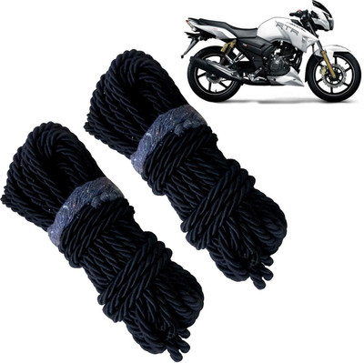 Pious Bike Crash Guard Black Rope 11 Meter Long Set Of 2 ForApache RTR 180_RBLKCP227(TVS)