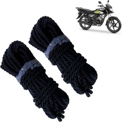 Pious Bike Crash Guard Black Rope 11 Meter Long Set Of 2 ForCD 110 Dream_RBLKCP155(Honda)