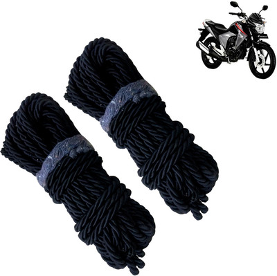 Pious Bike Crash Guard Black Rope 11 Meter Long Set Of 2 ForDazzler_RBLKCP158(Honda)