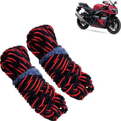 Pious Bike Crash Guard Red Rope 11 Meter Long Set Of 2 ForSport_RRCS168(TVS)