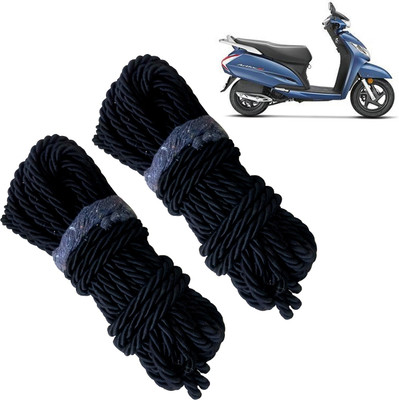 Pious Bike Crash Guard Black Rope Set Of 2 ForActiva 125 2018_RBLKCP291(Honda)