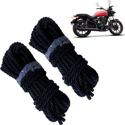 Pious Bike Crash Guard Black Rope 11 Meter Long Set Of 2 ForThunderbird 350X_RBLKCP303(Royal Enfield)