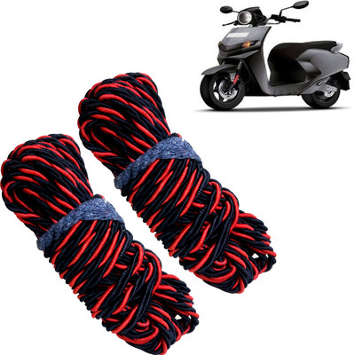 Pious Bike Crash Guard Red Rope 11 Meter Long Set Of 2 For22 Motors Flow_RRCS214(Universal For Bike)