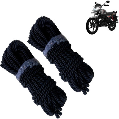 Pious Bike Crash Guard Black Rope 11 Meter Long Set Of 2 ForPantero_RBLKCP192(Mahindra)