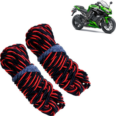 Pious Bike Crash Guard Red Rope Set Of 2 ForZ250_RRCS104(Kawasaki)