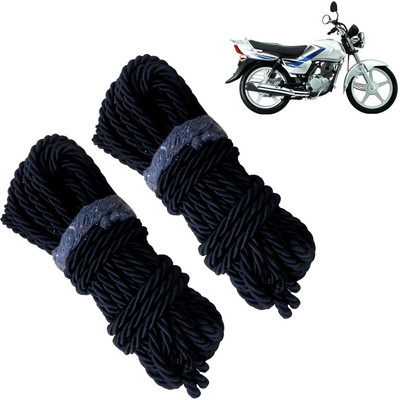 Pious Bike Crash Guard Black Rope 11 Meter Long Set Of 2 ForHeat_RBLKCP216(Suzuki)