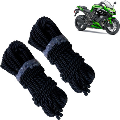 Pious Bike Crash Guard Black Rope Set Of 2 ForZ250_RBLKCP177(Kawasaki)