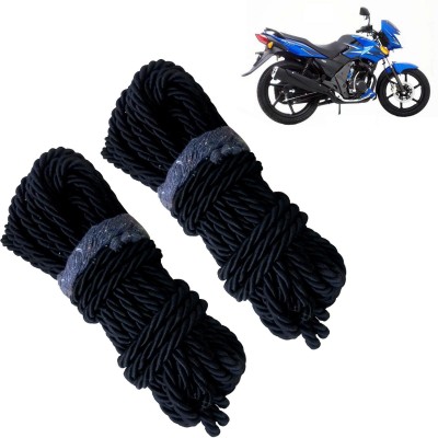 Pious Bike Crash Guard Black Rope 11 Meter Long Set Of 2 ForFlame SR125_RBLKCP231(TVS)