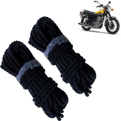 Pious Bike Crash Guard Black Rope 11 Meter Long Set Of 2 ForRD 350_RBLKCP265(Yamaha)