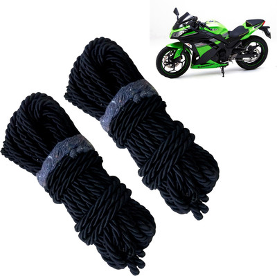 Pious Bike Crash Guard Black Rope 11 Meter Long Set Of 2 ForNinja 300_RBLKCP176(Kawasaki)