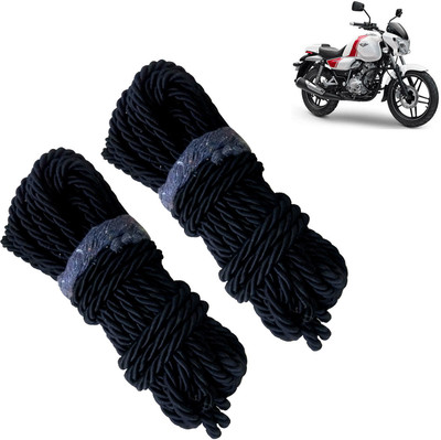 Pious Bike Crash Guard Black Rope 11 Meter Long Set Of 2 ForV 150_RBLKCP100(Bajaj)