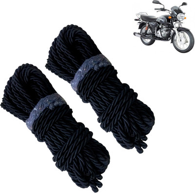 Pious Bike Crash Guard Black Rope 11 Meter Long Set Of 2 ForCT 100_RBLKCP81(Bajaj)