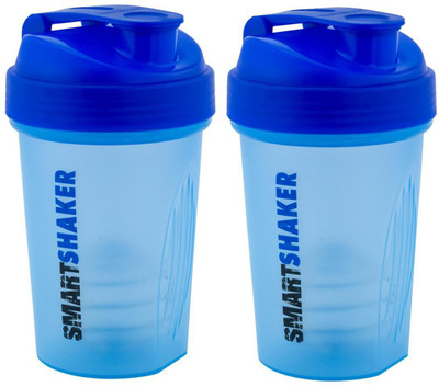 Trueware 500 ml Plastic Shaker(Pack of 2, Blue)