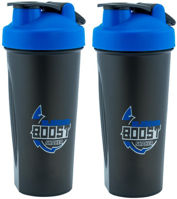 Trueware 700 ml Plastic Shaker(Pack of 2, Blue)