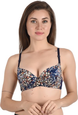 Alexana Alexana Classy Chunnat Bra Women Push-up Lightly Padded Bra(Blue)