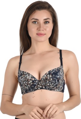 Alexana Alexana Classy Chunnat Bra Women Push-up Lightly Padded Bra(Black)