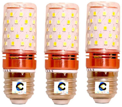 CARSTEN 12 W Basic Standard E27 LED Bulb(Multicolor, Pack of 3)