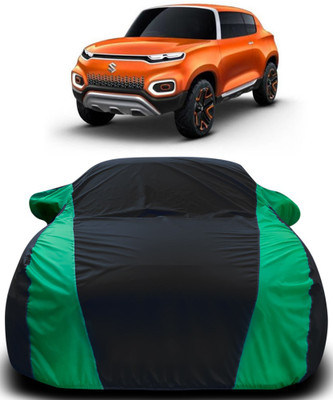 ProRox Car Cover For Maruti Suzuki Future-S (With Mirror Pockets)(Black, Green)