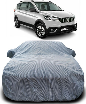 MoTRoX Car Cover For Maruti Suzuki Ertiga (With Mirror Pockets)(Black, White)