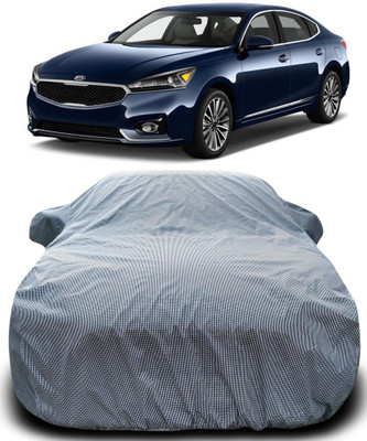 MoTRoX Car Cover For Kia Cadenza (With Mirror Pockets)(Black, White)