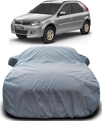 APNEK Car Cover For Mahindra Verito Vibe (With Mirror Pockets)(Black, White)