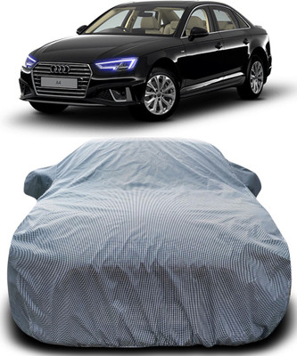 Gavya Car Cover For Audi A4 (With Mirror Pockets)(Black, White)